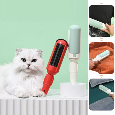 Pet Hair Remover Adhesive Brush for Dog Cat Animal Removes Roller Clothes Lint Cleaning Tools Fluff Dust Catcher Multi-Purpose