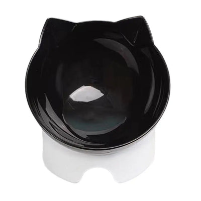 Non-Slip Double Cat Bowl Pet Water Food Feed Dog Bowls Pet Bowl With Inclination Pet Cat Bowl For Cervical Protection